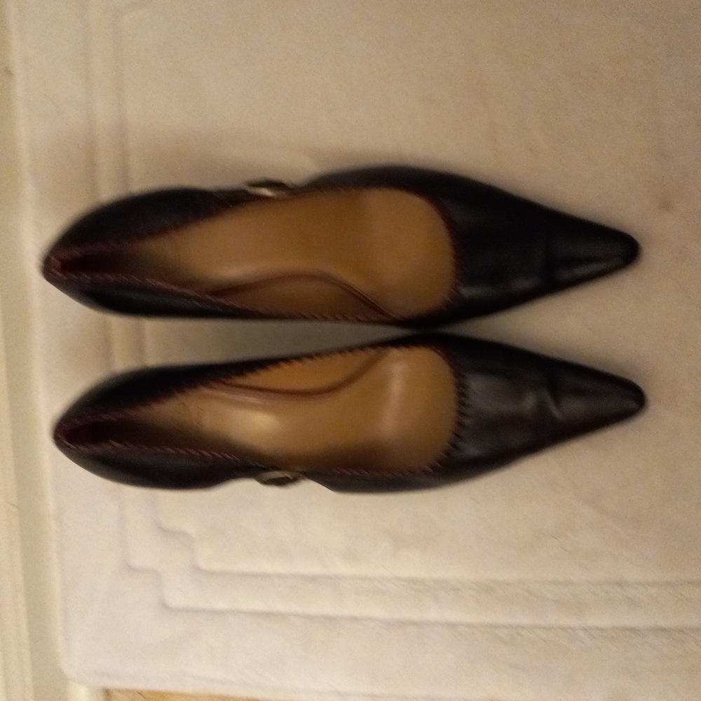 Joan & David Black Heels